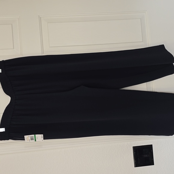 Michael Kors Black Wide Leg Pant Sz Lg Nwt - Picture 6 of 9